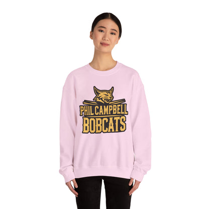 Adult Crewneck Sweatshirt \ Phil Campbell Bobcats \ PCB2