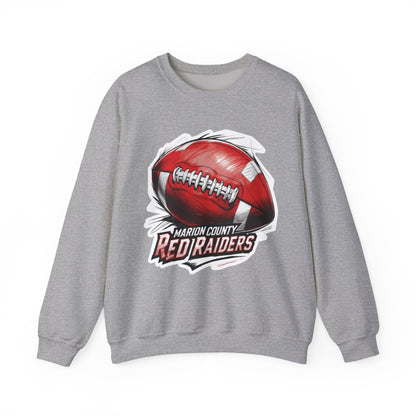 Adult Crewneck Sweatshirt \ Marion County Red Raiders Football \ MCF1
