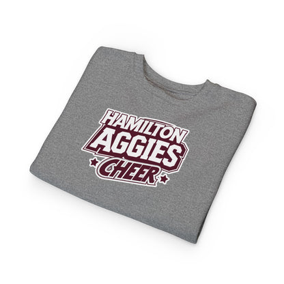 Toddler Crewneck Sweatshirt \ Hamilton Aggies Cheer \ HAC1