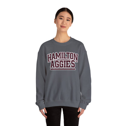 Adult Crewneck Sweatshirt \ Hamilton Aggies \ HA2