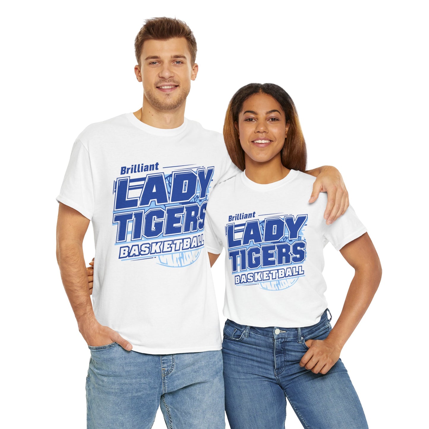 Adult Tee \ Brilliant Tigers Basketball \ BTBKG2