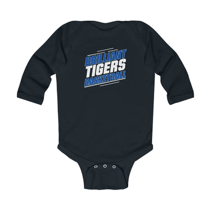 Long Sleeve Baby Bodysuit \ Brilliant Tigers Basketball \ BTBK2