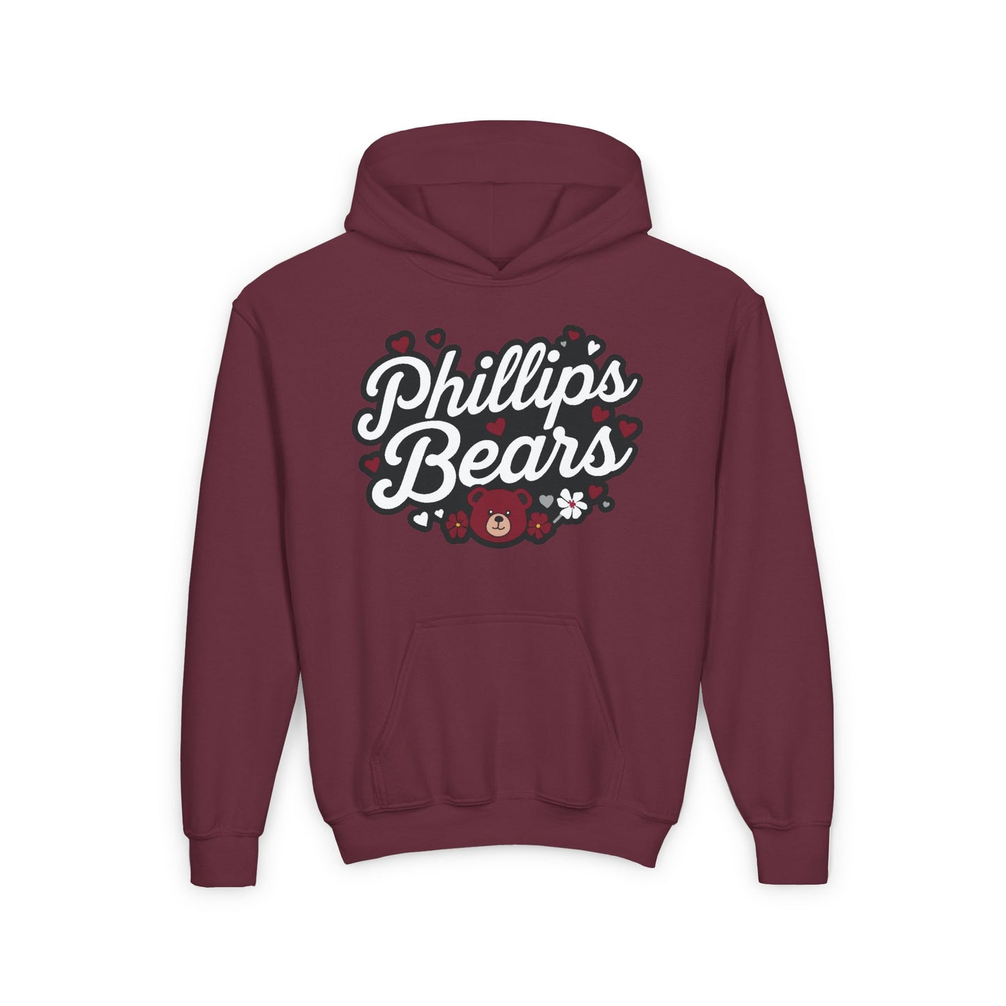 Youth Hoodie Sweatshirt \ Phillip's Bears \ PBG1