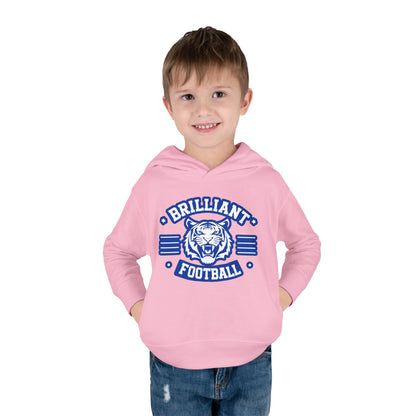 Toddler Hoodie Sweatshirt \ Brilliant Tigers Football \ BTF2
