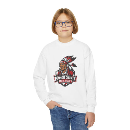 Youth Crewneck Sweatshirt \ Marion County Red Raiders \ MC2