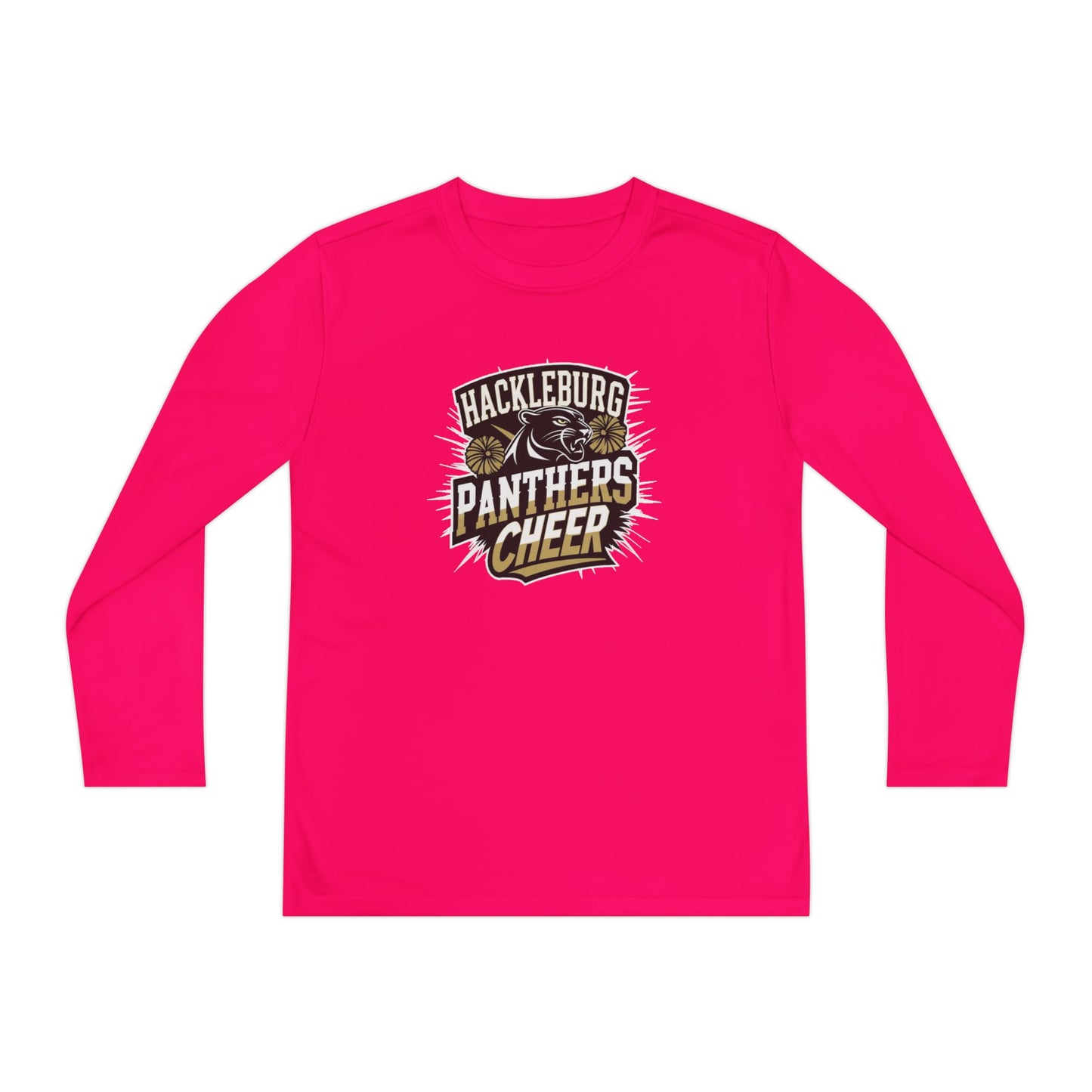 Youth Long Sleeve Tee \ Hackleburg Panthers Cheer \ HPC1