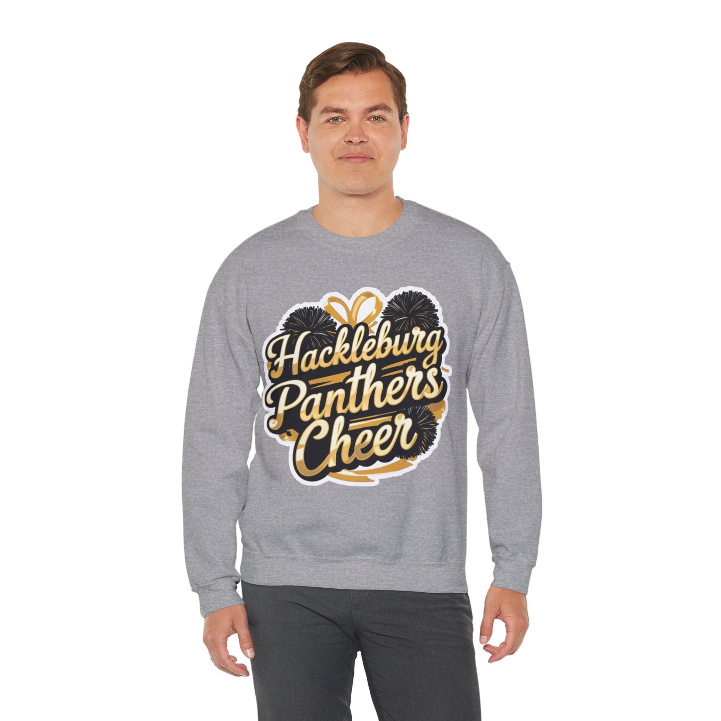 Adult Crewneck Sweatshirt \ Hackleburg Panthers Cheer \ HPC2