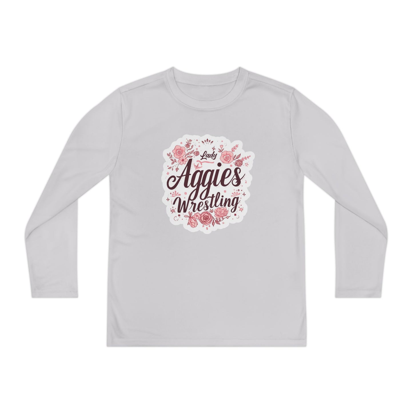 Youth Long Sleeve Shirt \ Hamilton Aggies Wrestling \ HAWG1
