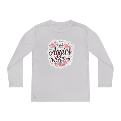 Youth Long Sleeve Shirt \ Hamilton Aggies Wrestling \ HAWG1