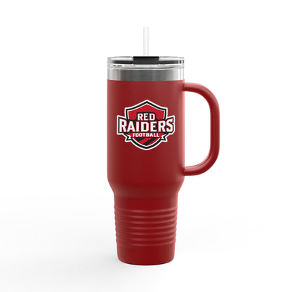 40oz Insulated Tumbler \ Marion County Red Raiders Football\ MCF2