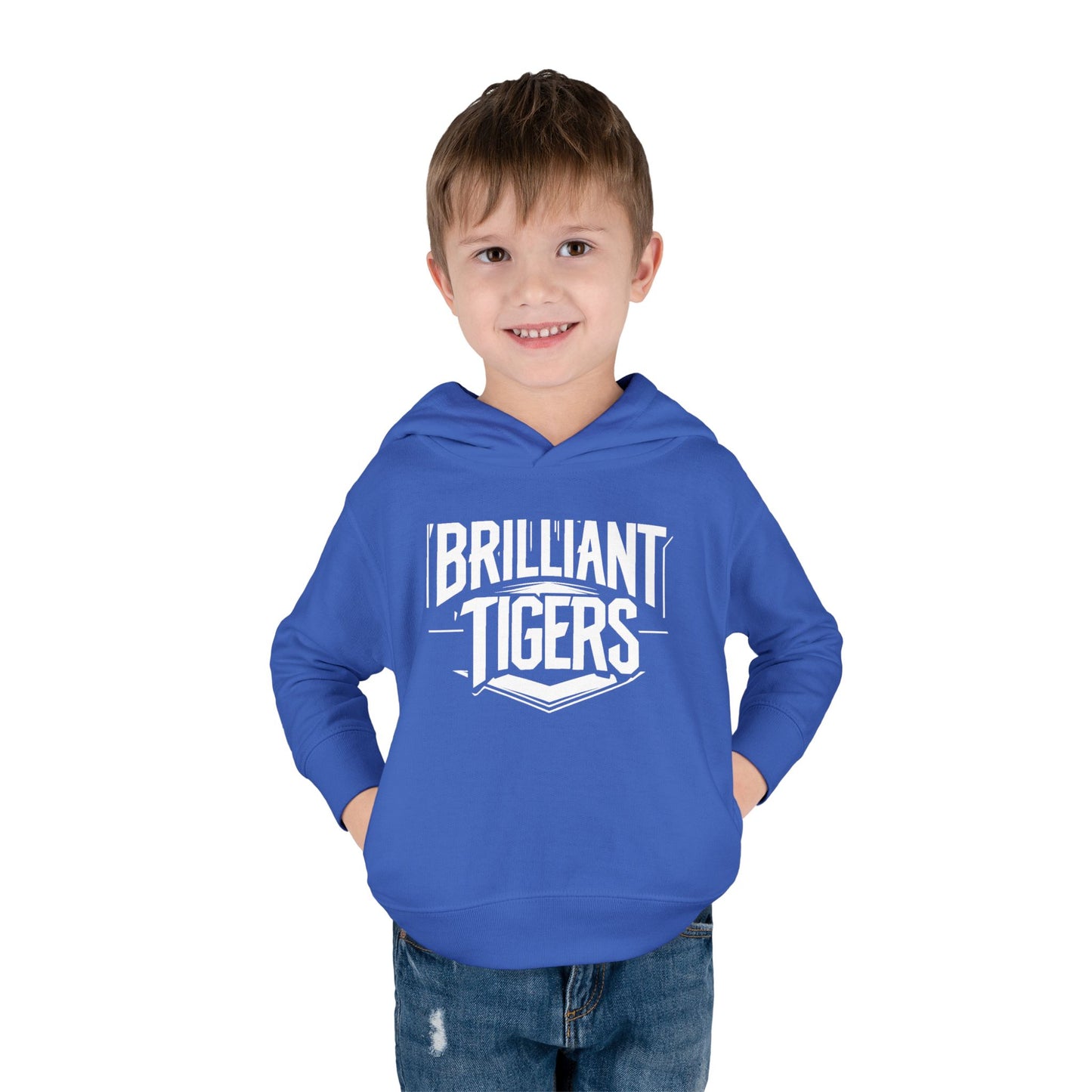 Toddler Hoodie Sweatshirt \ Brilliant Tigers \ BT2