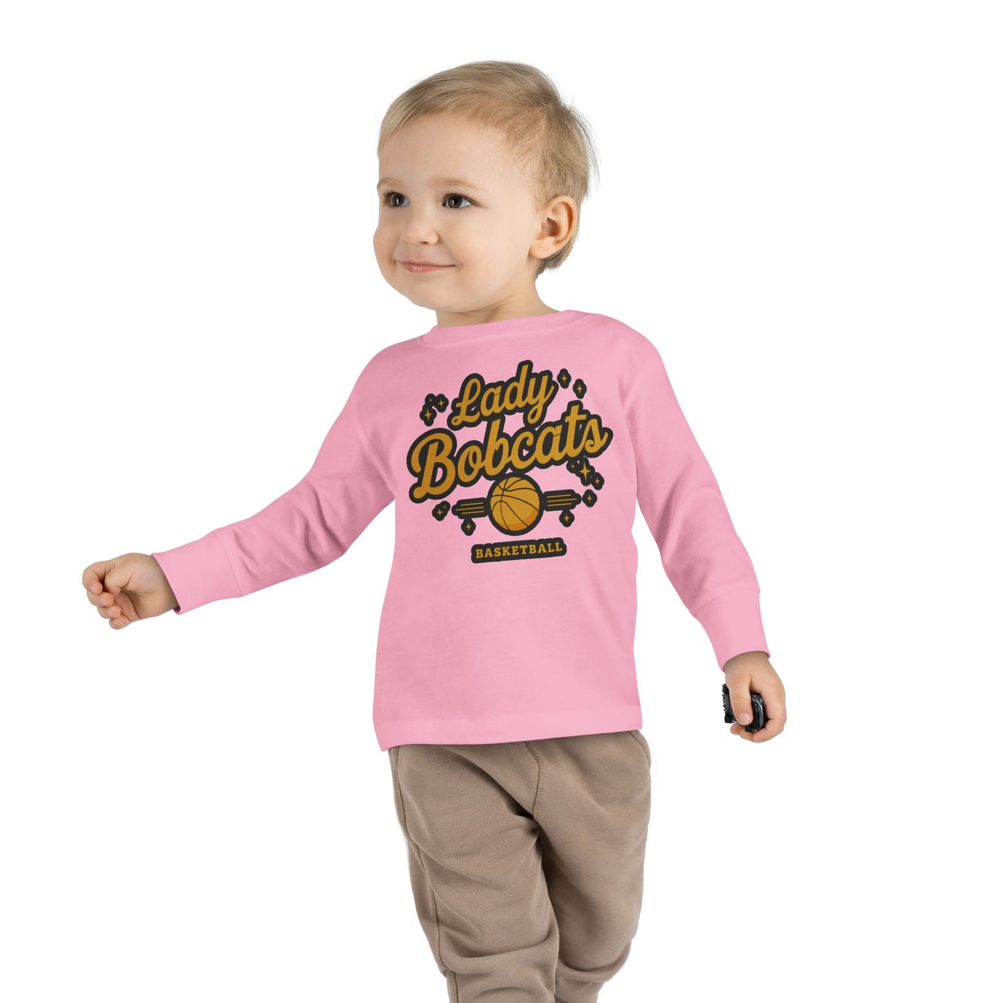 Toddler Long Sleeve Tee \ Phil Campbell Bobcats Basketball \ PCBBKG2