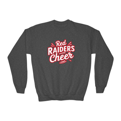Youth Crewneck Sweatshirt \ Marion County Red Raiders Cheer \ MCC1