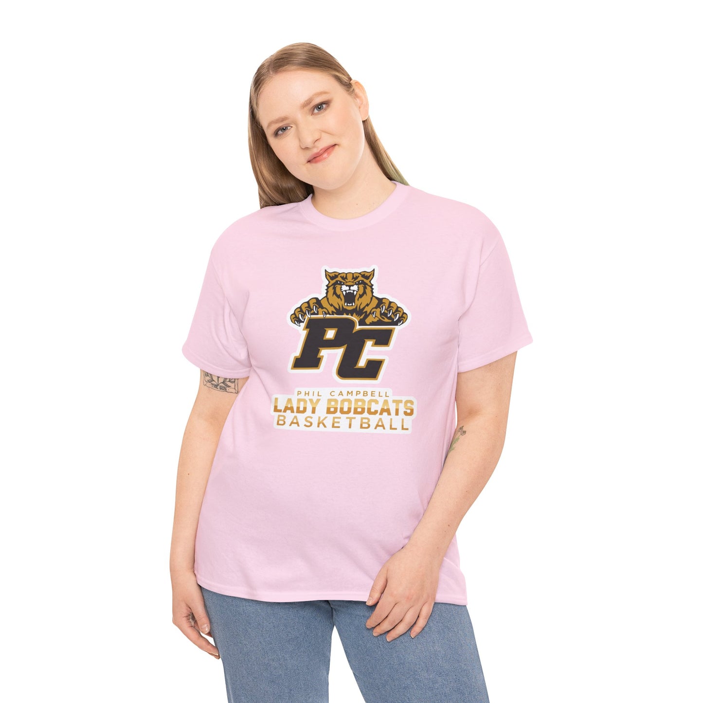 Adult Tee \ Phil Campbell Bobcats Basketball \ PCBBKG1