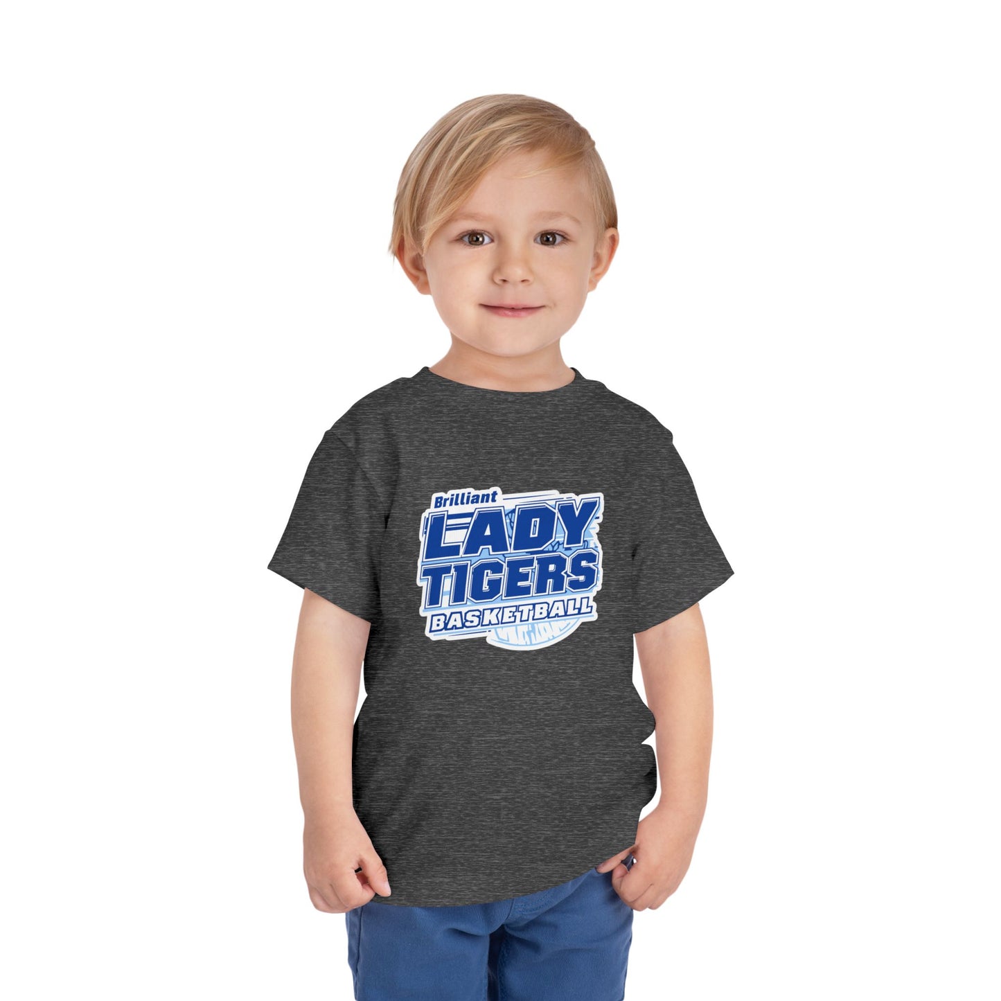 Toddler Tee \ Brilliant Tigers Basketball \ BTBKG2