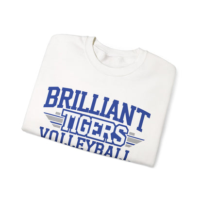 Adult Crewneck Sweatshirt \ Brilliant Tigers Volleyball \ BTV2