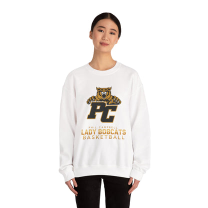 Adult Crewneck Sweatshirt \ Phil Campbell Bobcats Basketball \ PCBBKG1