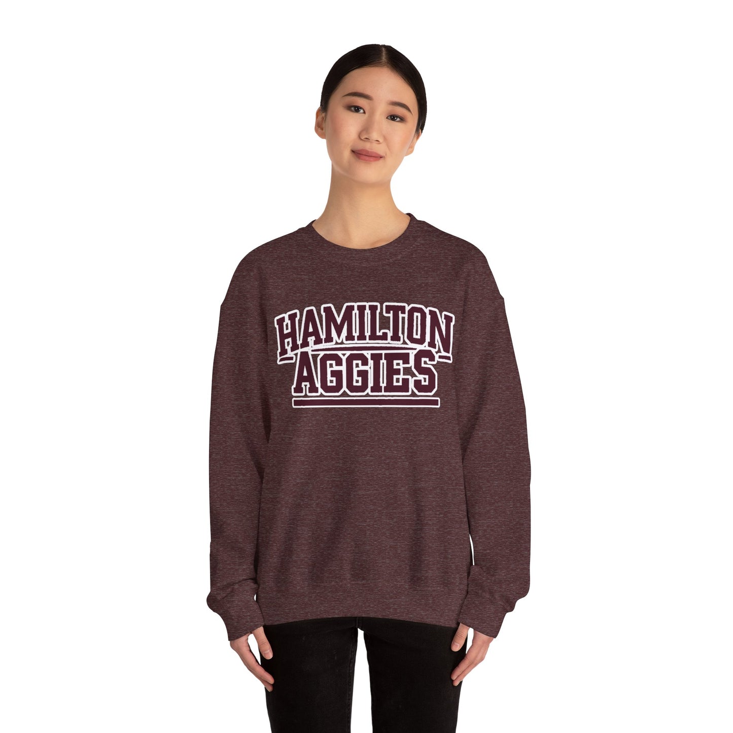 Adult Crewneck Sweatshirt \ Hamilton Aggies \ HA2