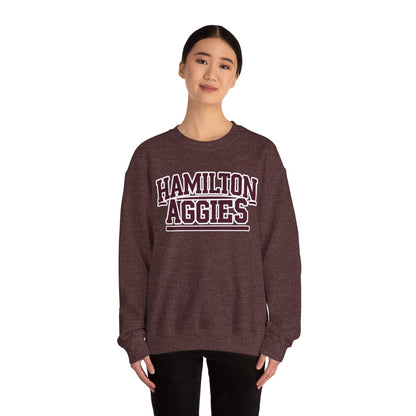 Adult Crewneck Sweatshirt \ Hamilton Aggies \ HA2