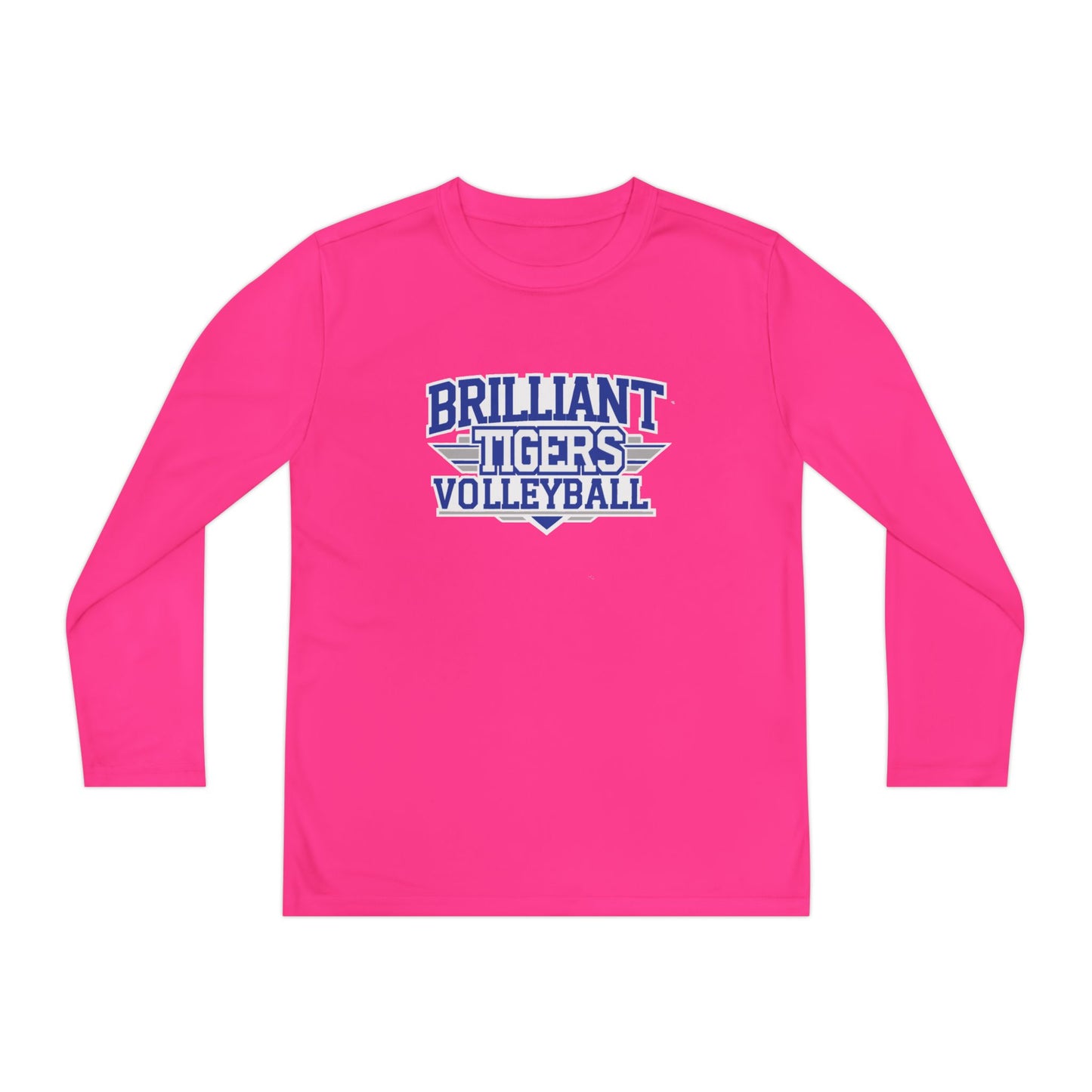 Youth Long Sleeve Tee \ Brilliant Tigers Volleyball \ BTV2