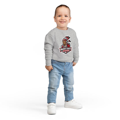 Toddler Crewneck Sweatshirt \ Marion County Red Raiders \ MC2