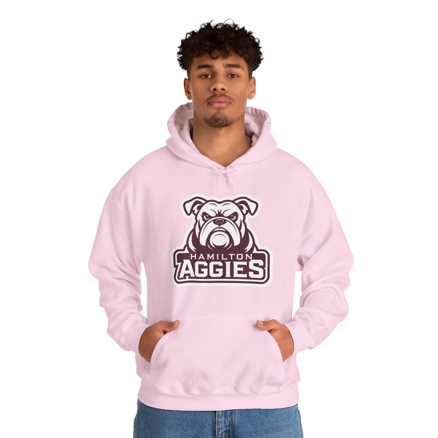 Adult Hoodie Sweatshirt \ Hamilton Aggies \ HA4