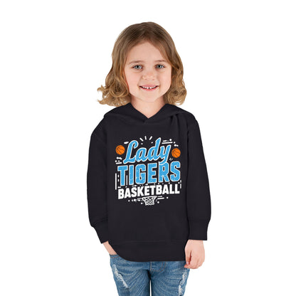 Toddler Hoodie Sweatshirt \ Brilliant Tigers Basketball \ BTBKG1