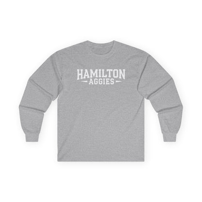 Adult Long Sleeve Tee \ Hamilton Aggies \ HA3