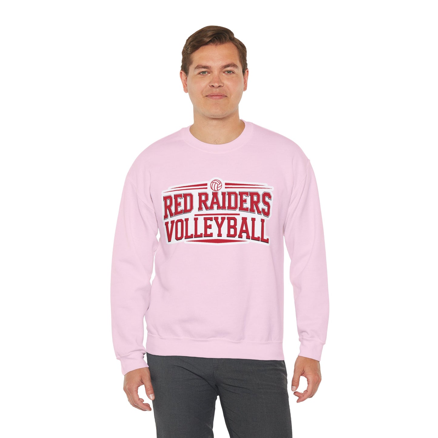 Adult Crewneck Sweatshirt \ Marion County Red Raiders Volleyball \ MCV2