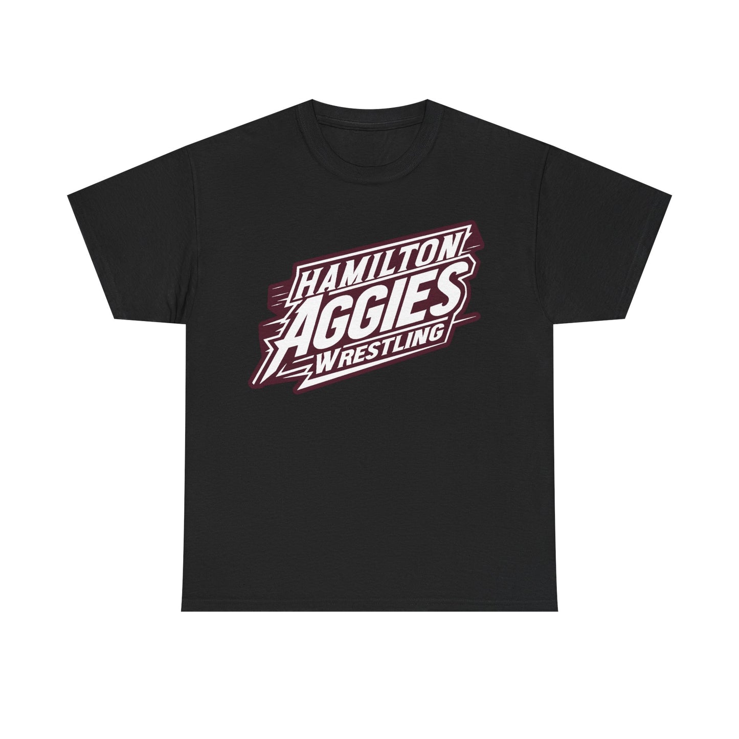 Adult Tee \ Hamilton Aggies Wrestling \ HAW1