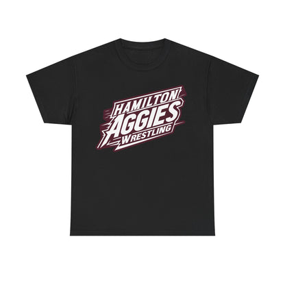 Adult Tee \ Hamilton Aggies Wrestling \ HAW1