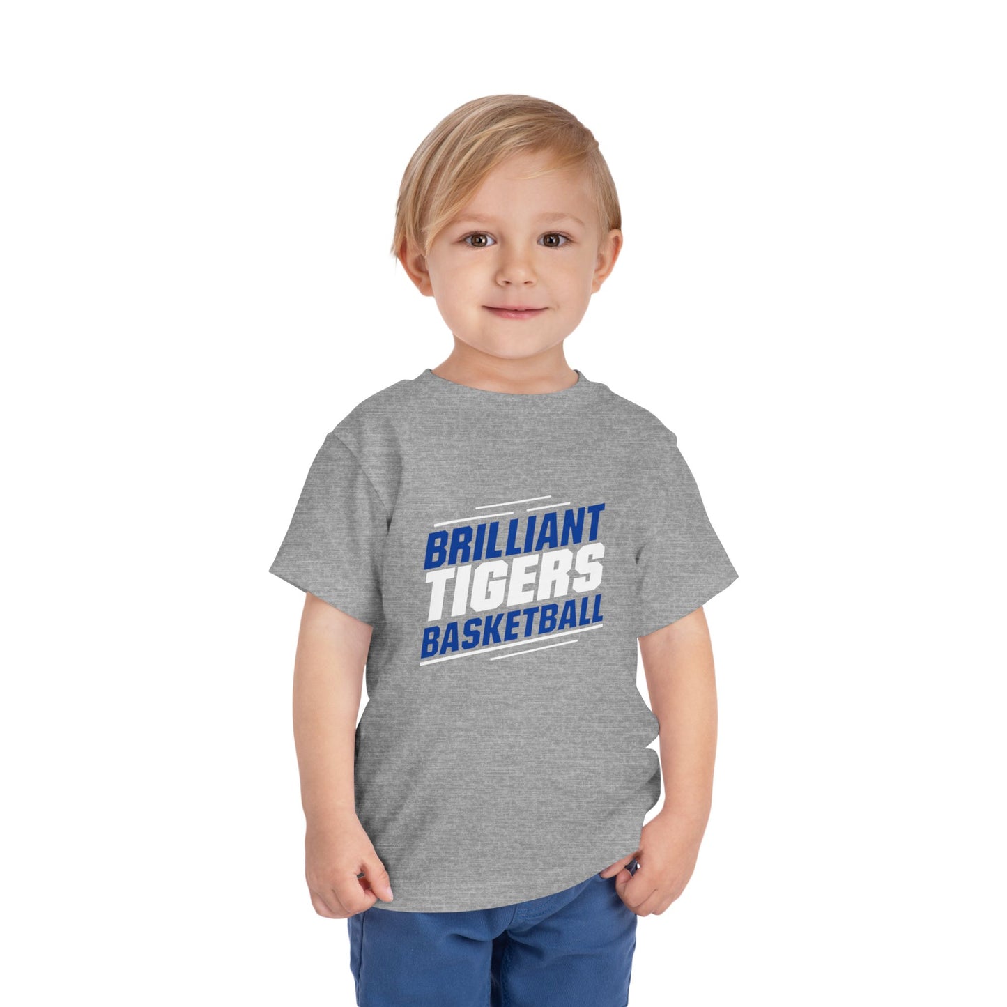 Toddler Tee \ Brilliant Tigers Basketball \ BTBK2