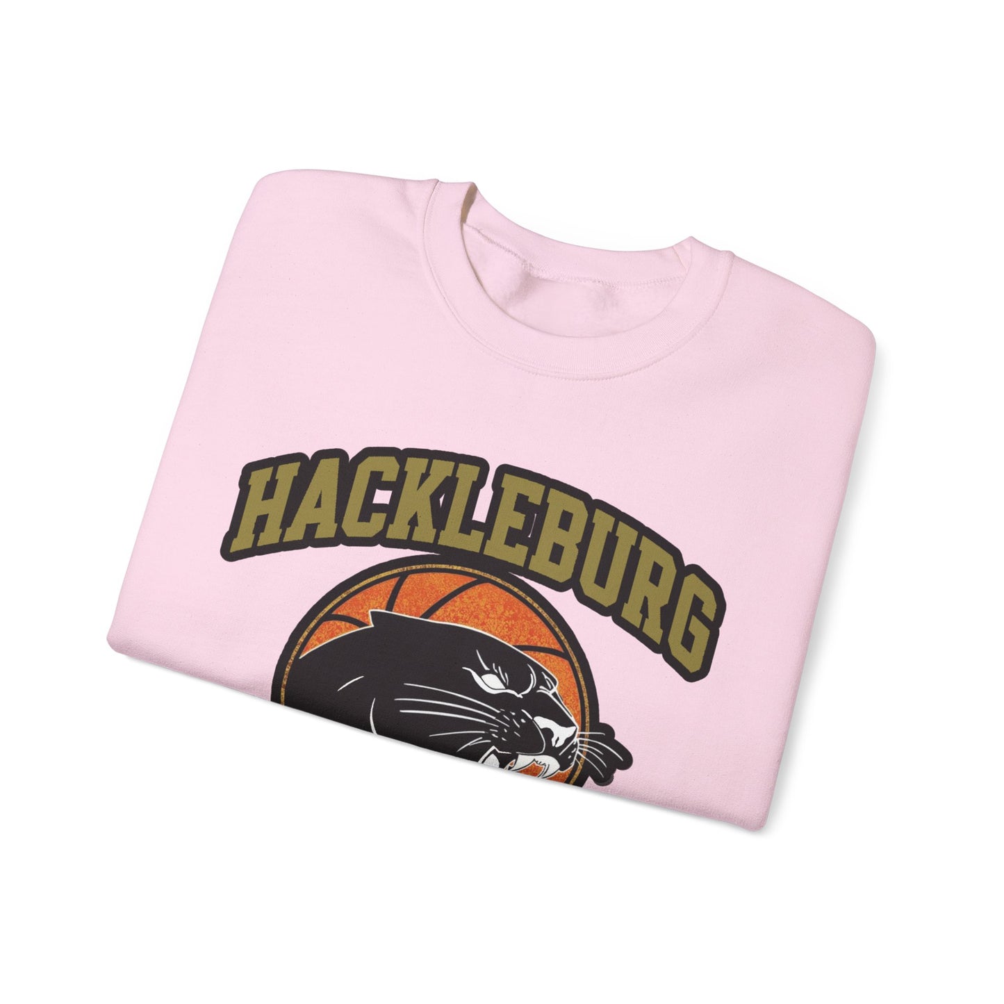 Adult Crewneck Sweatshirt \ Hackleburg Panther Basketball \ HPBK1