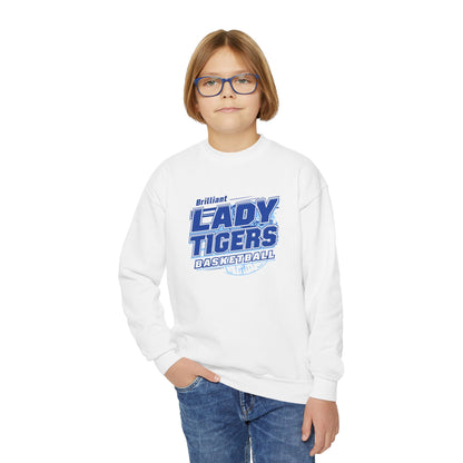 Youth Crewneck Sweatshirt \ Brilliant Tigers Basketball \ BTBKG2