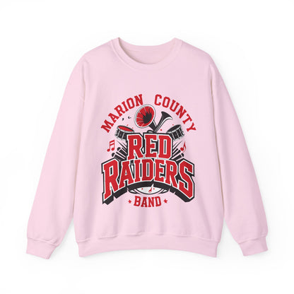 Adult Crewneck Sweatshirt \ Marion County Red Raiders Band \ MCB2