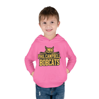 Toddler Hoodie Sweatshirt \ Phil Campbell Bobcats \ PCB2
