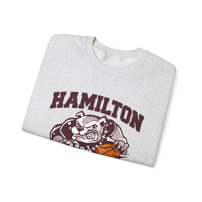 Adult Crewneck Sweatshirt \ Hamilton Aggies Basketball \ HABK1