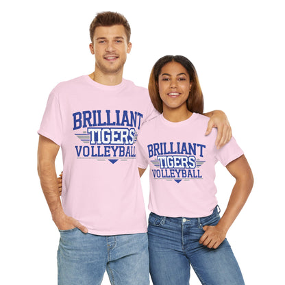 Adult Tee \ Brilliant Tigers Volleyball \ BTV2