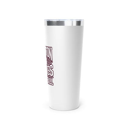 22oz Copper Insulated Tumbler \ Hamilton Aggies Volleyball \ HAV2
