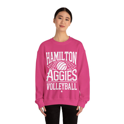 Adult Crewneck Sweatshirt \ Hamilton Aggies Volleyball \ HAV2