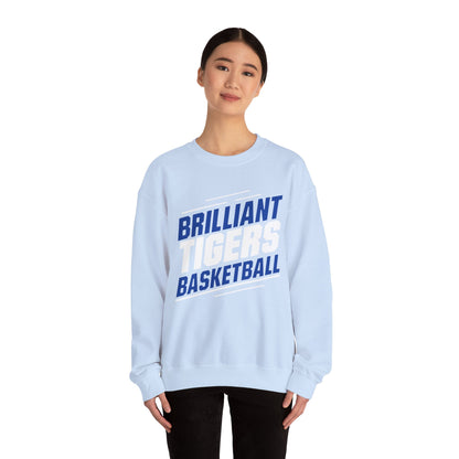 Adult Crewneck Sweatshirt \ Brilliant Tigers Basketball \ BTBK2