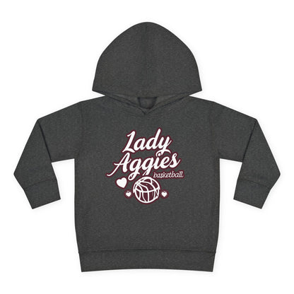 Toddler Hoodie Sweatshirt \ Hamilton Aggies Basketball \ HABBG2