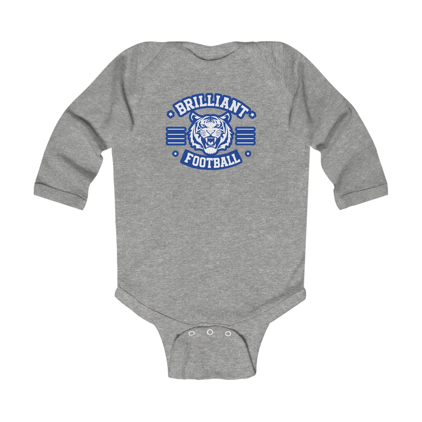 Long Sleeve Baby Bodysuit \ Brilliant Tigers Football \ BTF2