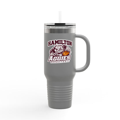 40oz Insulated Tumbler \ Hamilton Aggies Basketball \ HABB1