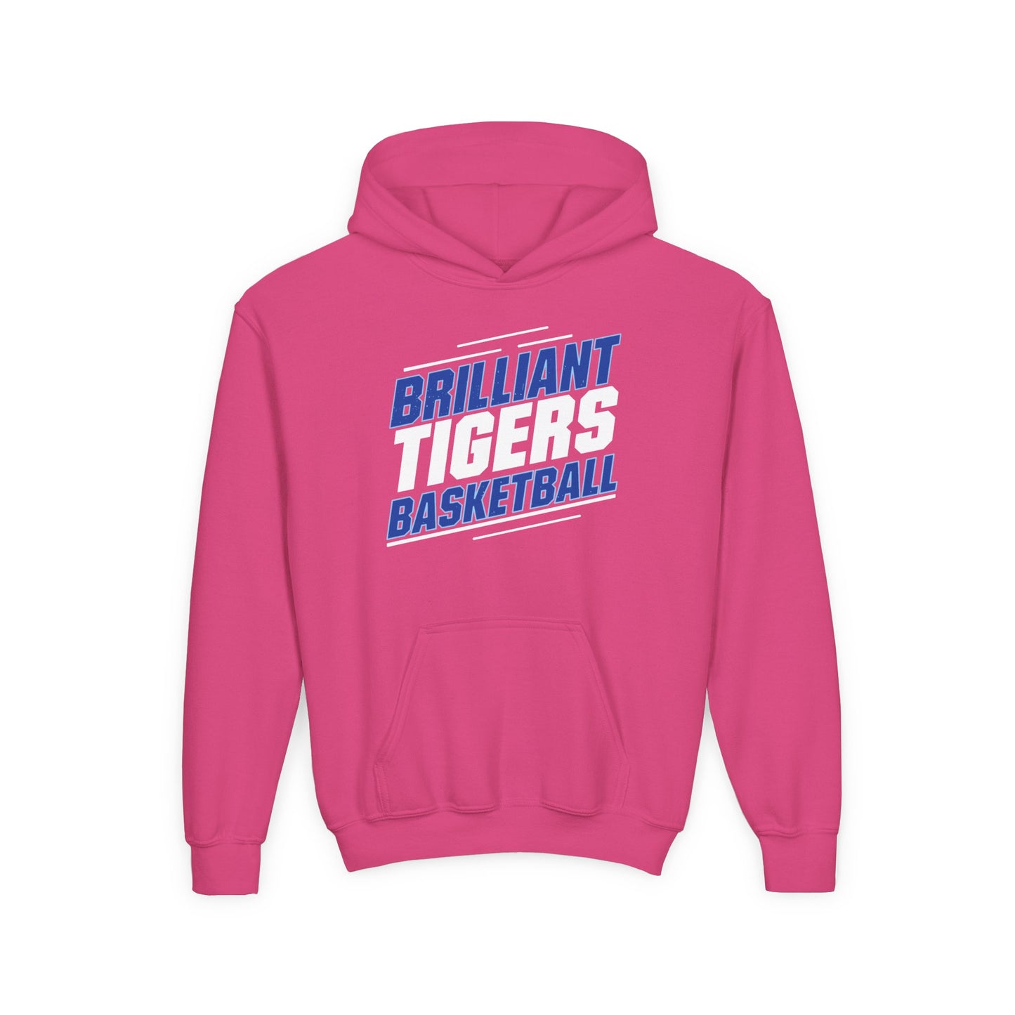 Youth Hoodie Sweatshirt \ Brilliant Tigers Basketball \ BTBK2