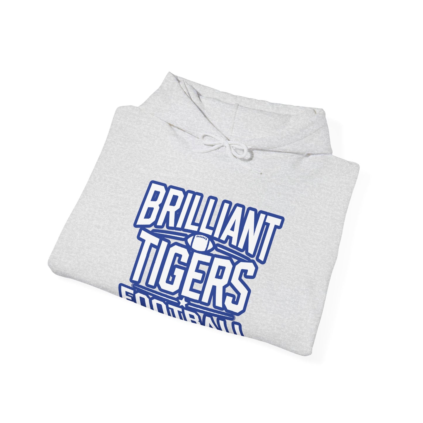 Adult Hoodie Sweatshirt \ Brilliant Tigers Football \ BTF1