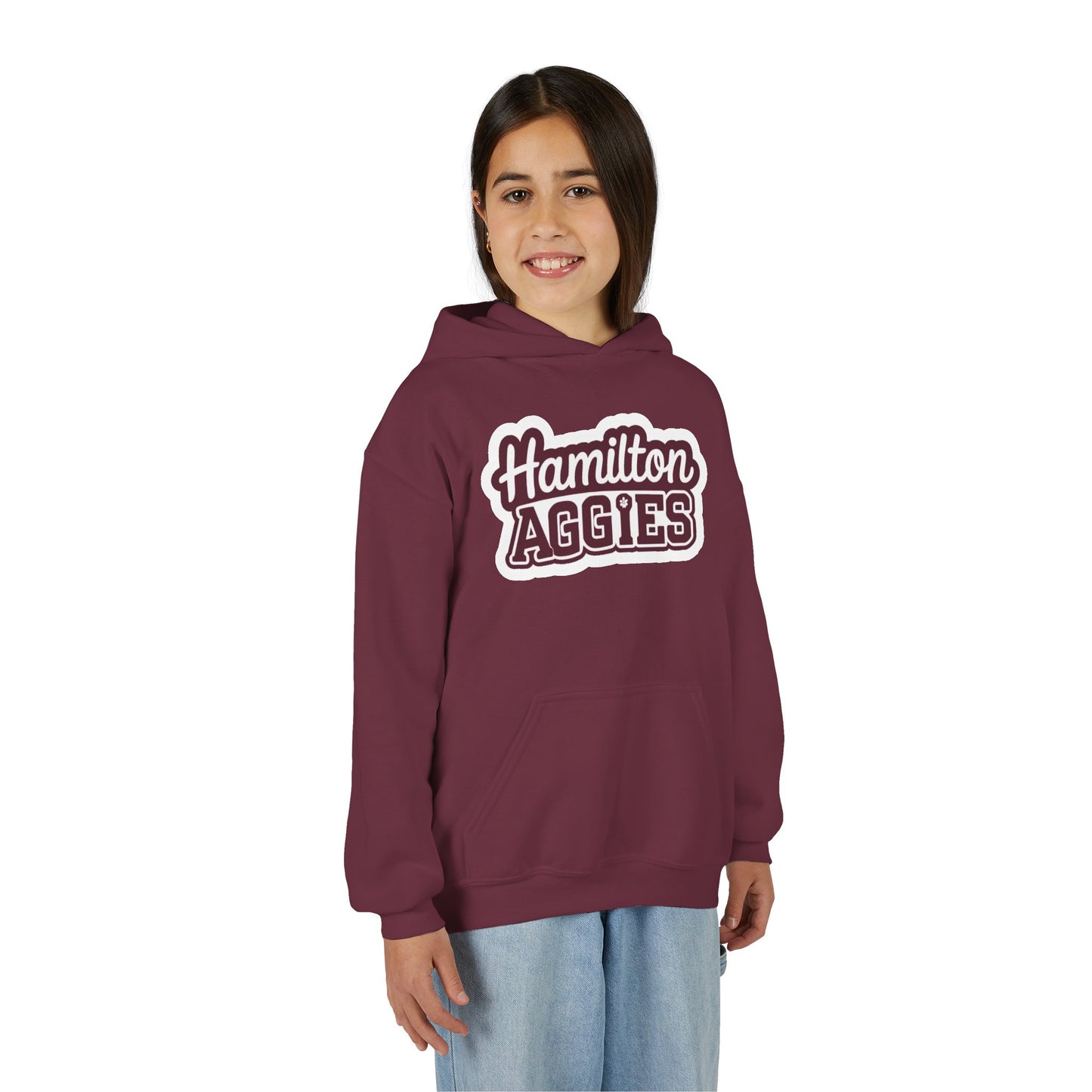 Youth Hoodie Sweatshirt \ Hamilton Aggies \ HAG2