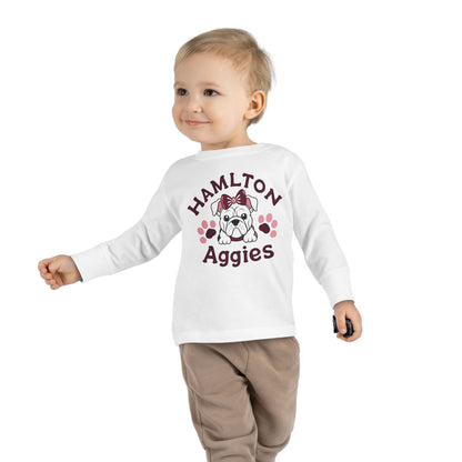 Toddler Long Sleeve Tee \ Hamilton Aggies \ HAG3
