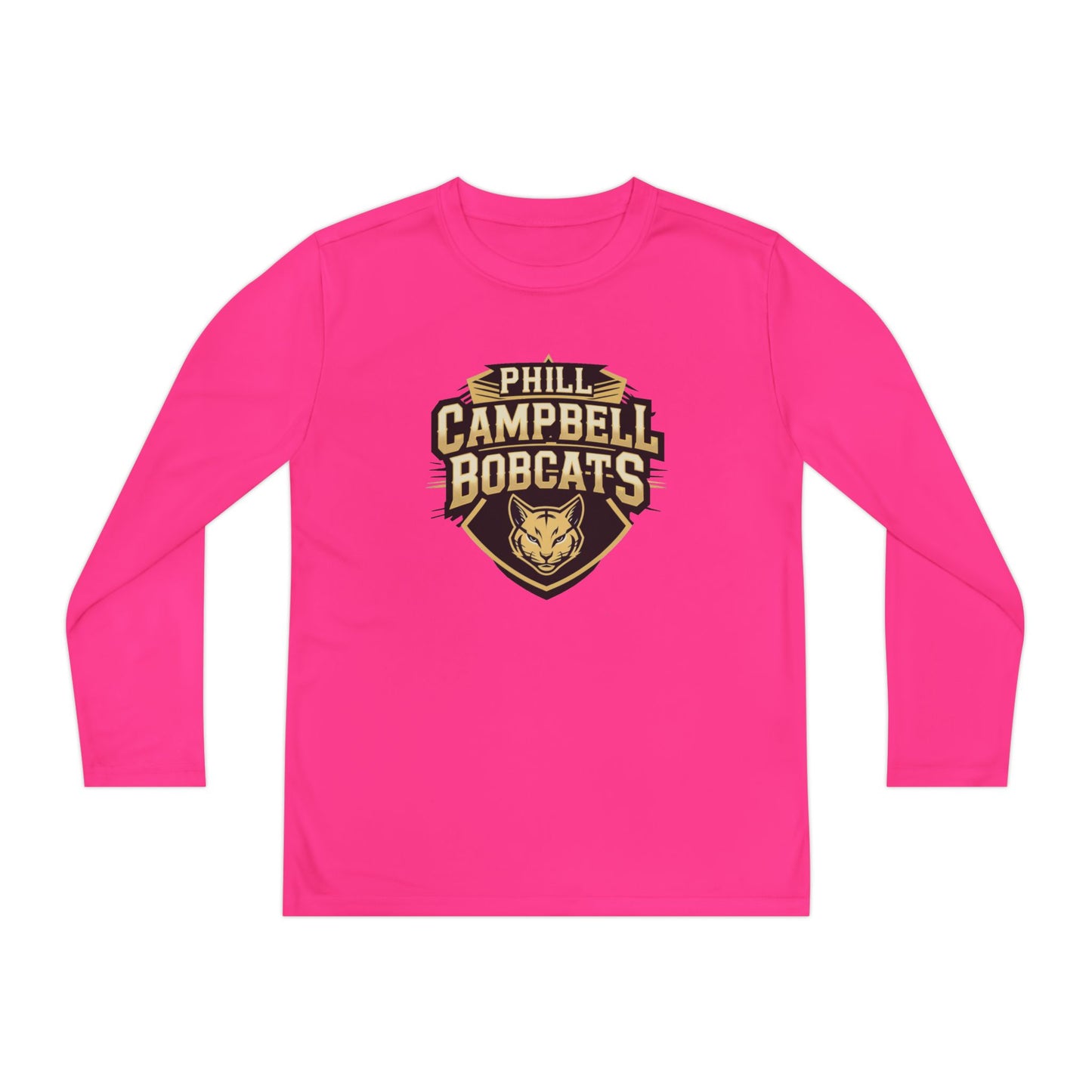 Youth Long Sleeve Tee \ Phill Campbell Bobcats \ PCB1