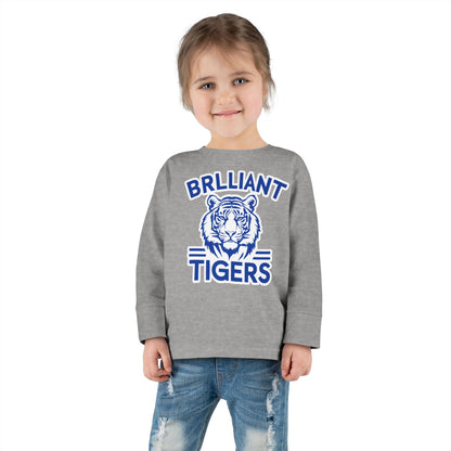 Toddler Long Sleeve Tee \ Brilliant Tigers \ BT1